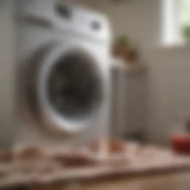 Optimal Washing Machine Settings for Weighted Blankets Close-up of washing machine settings for blankets
