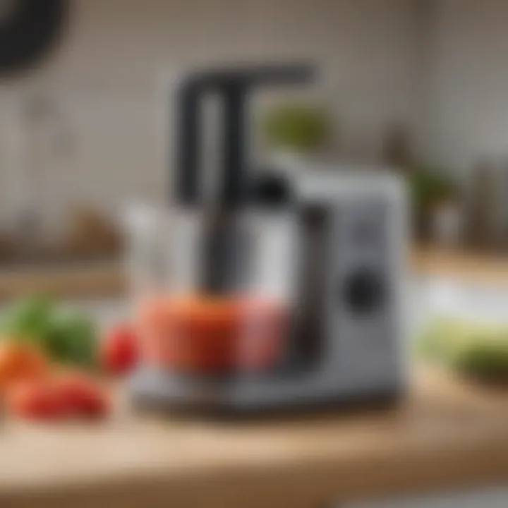 Aldi food chopper in a modern kitchen setting