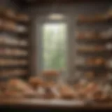 A beautifully arranged home bakery setup with various ingredients