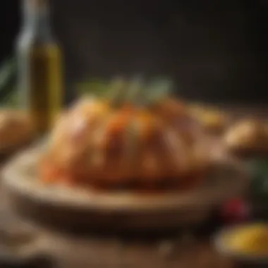Innovative Baking with Olive Oil Vibrant display of various baked creations using olive oil