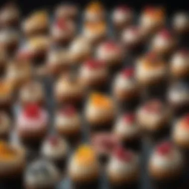 Creative Selection of Ketogenic Desserts Appetizing selection of ketogenic desserts showcasing creativity