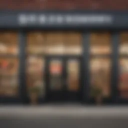 BJs Grocery storefront showcasing its distinctive branding and vibrant atmosphere