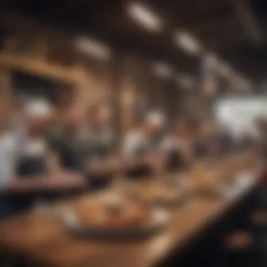 Culinary workshop featuring innovative food and beer combinations