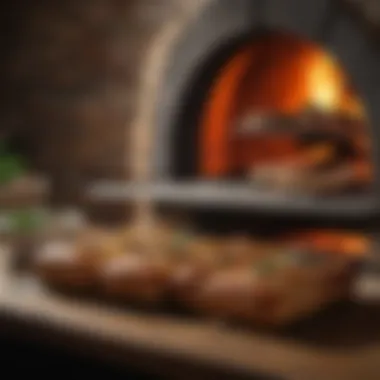 An array of culinary dishes that can be made in a brick oven