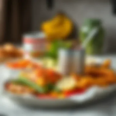 A well-prepared meal featuring various canned ingredients
