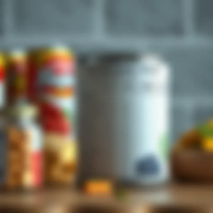 Nutritional breakdown chart illustrating the benefits of canned foods