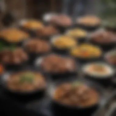 Diverse Dishes from Char Griller An array of dishes prepared using Char Griller