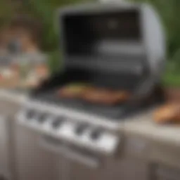 A Charbroil grill showcasing its sleek design