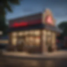 Chick-fil-A restaurant exterior in the UK