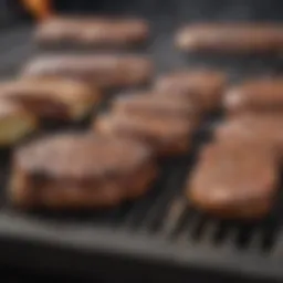 A pristine grill ready for use