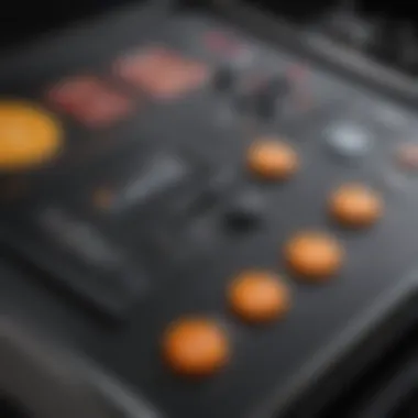 Close-up of the control panel of Ninja Blender Processor