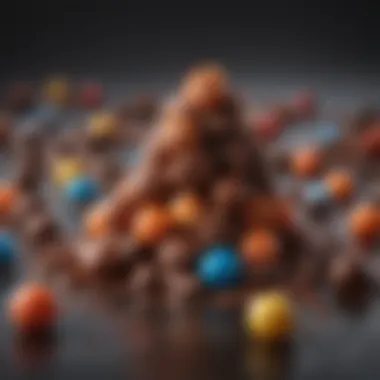 Innovative Candy Creations Creative candy shapes made from chocolate melts