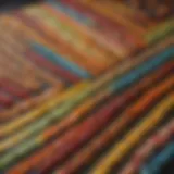 Colorful assortment of cake strips