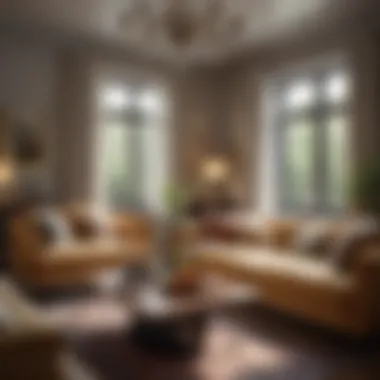 Chic Living Room Décor for Comfort and Style A cozy living room adorned with tasteful décor and inviting furnishings.