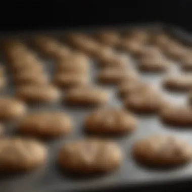 Cookies baked to perfection, demonstrating ideal browning.