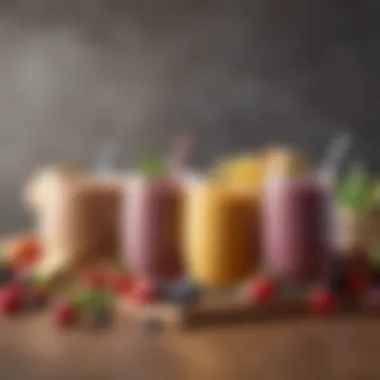 Nutrient-Dense Choices for Breakfast Smoothies Nutrient-rich ingredients displayed for a wholesome smoothie