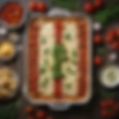 Fresh Ingredients for Authentic Flavor Fresh ingredients including tomatoes, herbs, and cheese artfully arranged