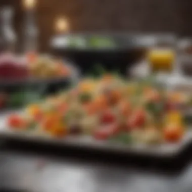 Fresh Ingredients for Culinary Innovation A close-up of fresh ingredients ready for culinary innovation.