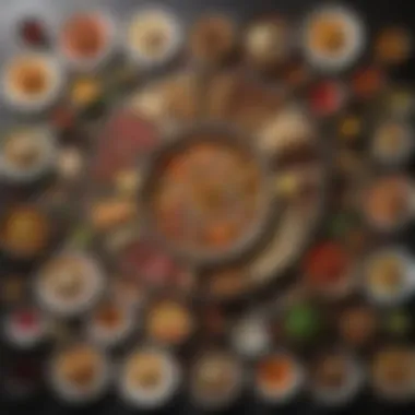 Culinary Traditions from Around the World A beautiful spread of traditional dishes from different cultures around the world.
