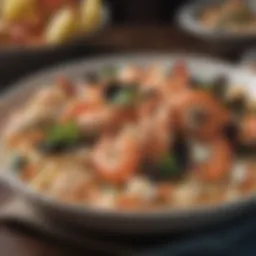 Traditional Venetian seafood dish served elegantly