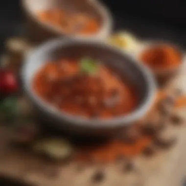 Cultural Significance of Tandoor Spices Artistic representation of the cultural significance of tandoor spices