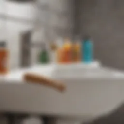 Tools for deep cleaning a bathroom