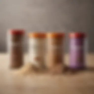 Diverse Protein Powders Selection of diverse protein powders