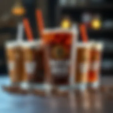 A selection of Dutch Bros Coffee beverages