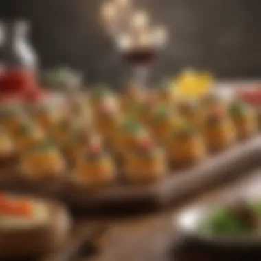 Festive Appetizers for Easter Gatherings A vibrant array of festive appetizers featuring seasonal ingredients