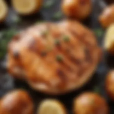 Flavorful Marinated Chicken Marinated chicken breast ready for grilling