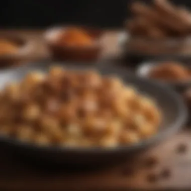 Savory Cinnamon Creations A beautifully plated savory dish with cinnamon-infused ingredients, illustrating the spice's role in gourmet cooking.