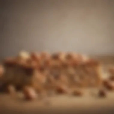 Nutrient-Dense Energy Bar Close-up of a nutritious energy bar packed with seeds and nuts