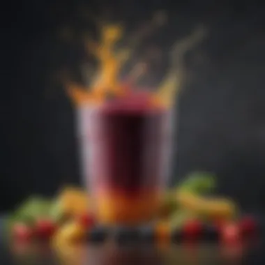 Nutrient-Dense Ingredients for Energy Boost A vibrant array of fruits and vegetables ideal for energy shakes
