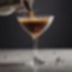 A close-up of freshly brewed espresso showcasing its rich crema