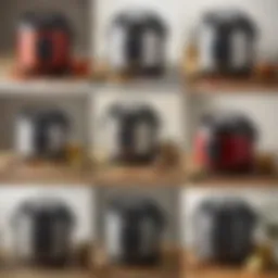 A variety of slow cookers showcasing different styles and sizes