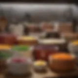 An assortment of high-quality fermenting crocks showcasing various designs and sizes