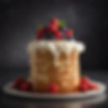 Exquisite Dessert Innovations Delectable dessert crafted with precision