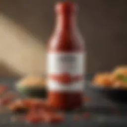 A vibrant bottle of chipotle sauce from Food Lion showcasing rich colors and texture