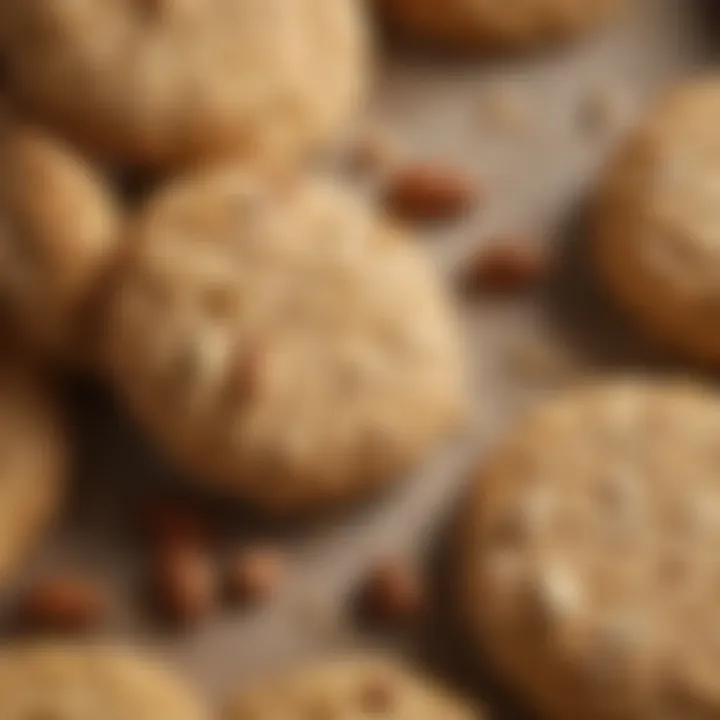 Close-up view of Nature Valley Almond Butter Biscuits showcasing their texture and ingredients