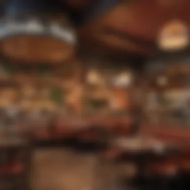 Inviting Casual Dining Atmosphere A cozy restaurant ambience inviting diners for a casual meal
