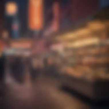 Vibrant Street Food Culture A vibrant street food scene showcasing diverse flavors and dishes