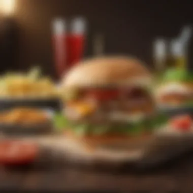 Innovative Turkey Burger Dish with Global Inspiration Creative turkey burger dish inspired by international cuisine