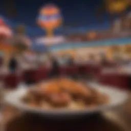 A vibrant restaurant atmosphere showcasing unique dinner options in Las Vegas