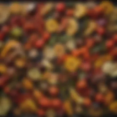 An Array of Grilled Vegetables A vibrant assortment of grilled vegetables showcasing various textures and colors.