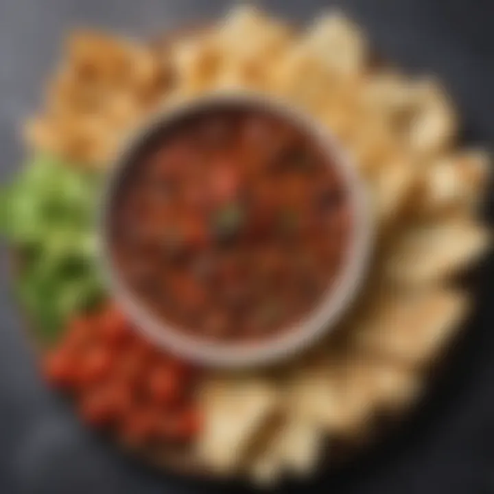 An assortment of Mediterranean dips served with pita bread