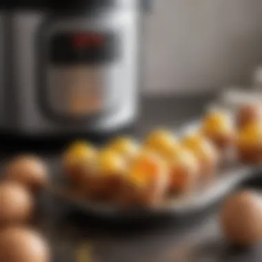 Instant Pot with egg bite molds inside