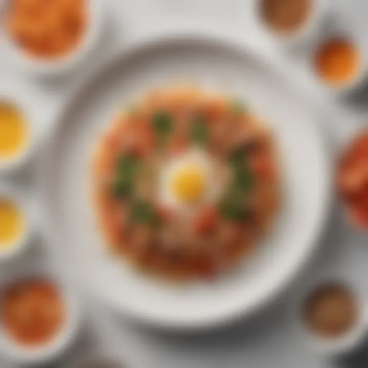 Balanced plate showcasing energizing meal options