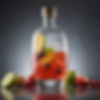 Fruity Loops Vodka served in a stylish glass