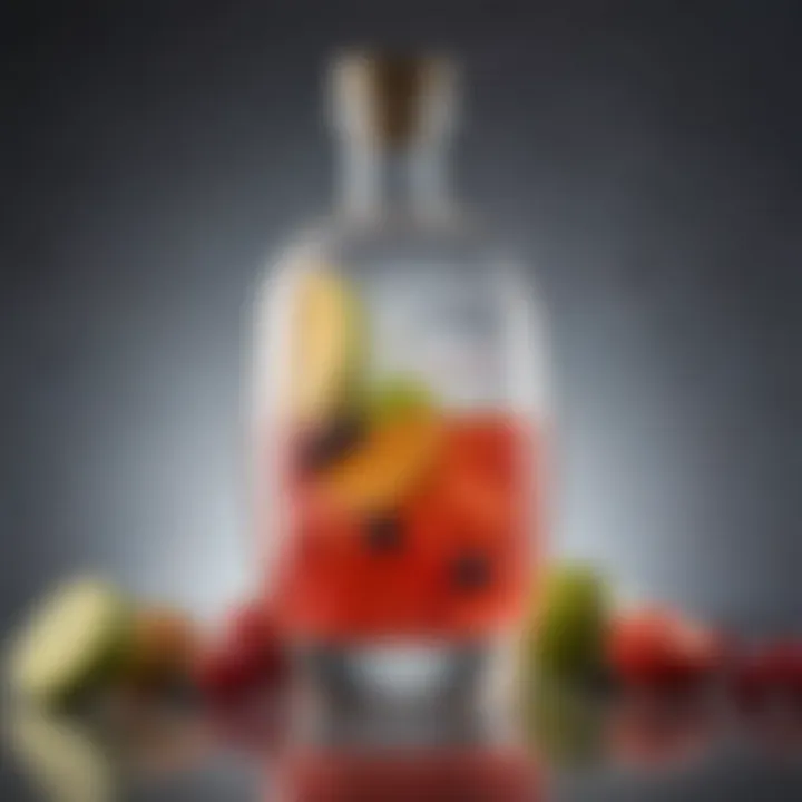 Fruity Loops Vodka served in a stylish glass