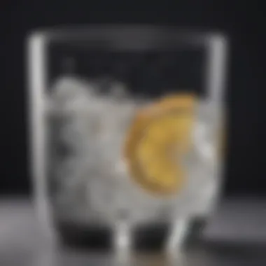 The Science of Carbonation Close-up of a bubbling soda in a cocktail glass